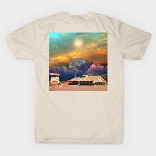 Sharing The Sky - Collage/Surreal Art T-Shirt